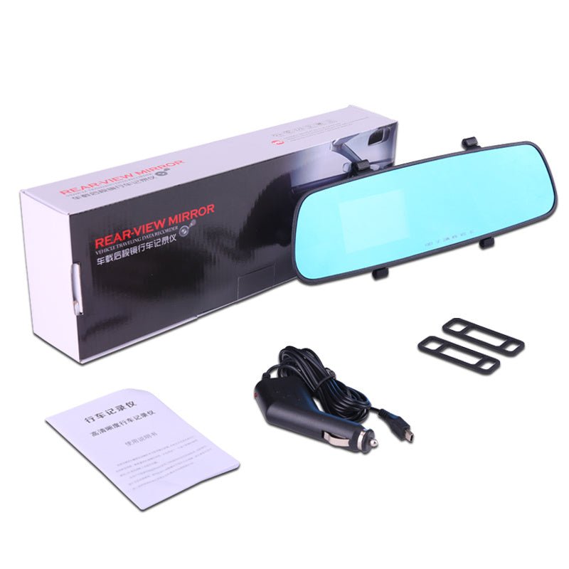 1080P HD Rearview Mirror Driving Recorder - Urban Mart