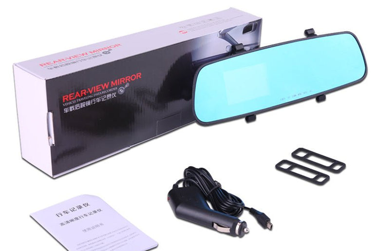 1080P HD Rearview Mirror Driving Recorder - Urban Mart