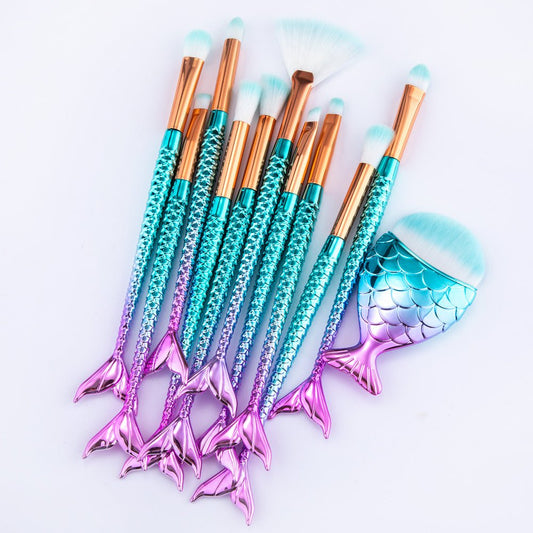 11pcs Makeup Brushes Kit - Urban Mart