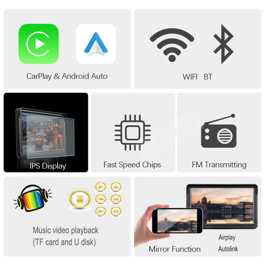 7 IPS Car Smart Screen Wireless Carplay - Urban Mart