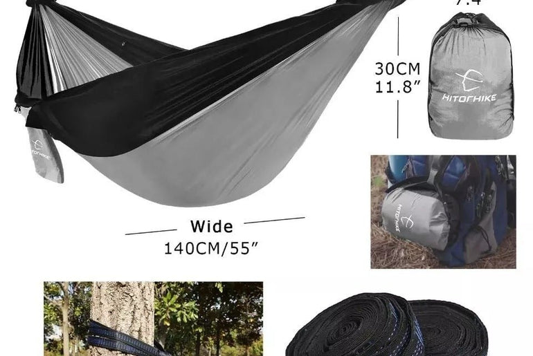 Backpacking Hammock - Portable Nylon Parachute - Urban Mart