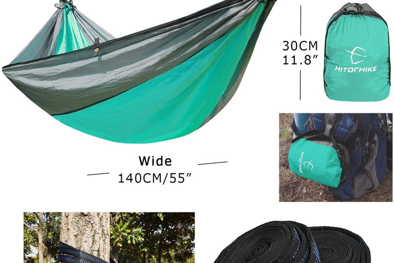 Backpacking Hammock - Portable Nylon Parachute - Urban Mart