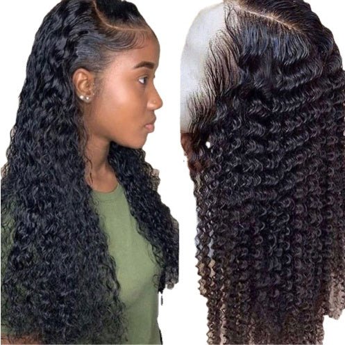 Brazilian Kinky Curly Lace Front Human Hair Wigs - Urban Mart