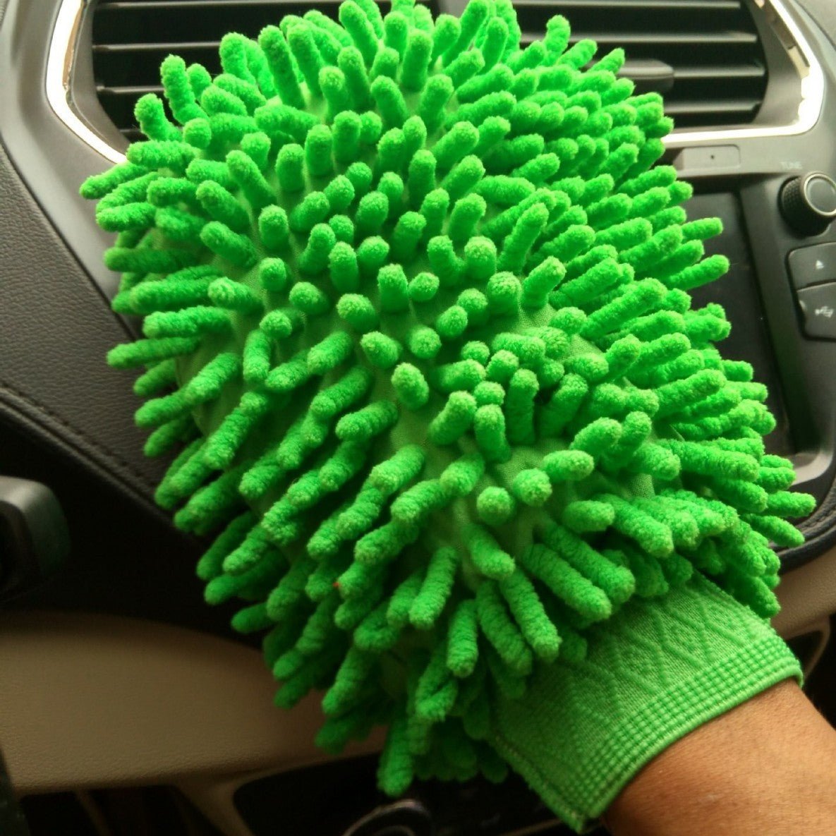 Chenille Coral Car Foaming Gloves Household Cleaning - Urban Mart