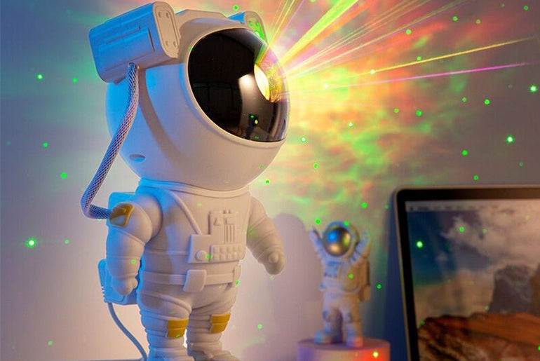 Creative Astronaut Galaxy Starry Sky Projector Nightlight USB Atmospher Bedroom Table Lamp - Urban Mart