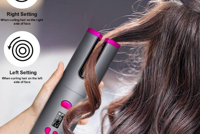 Curling Iron USB Wireless Multifunctional Charging Curler - Urban Mart