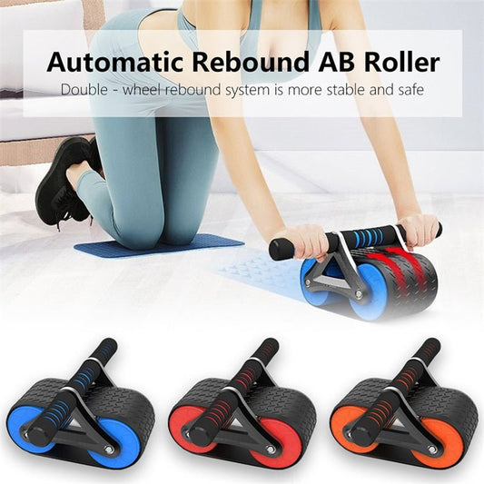 Double Wheel Abdominal Exerciser - Urban Mart