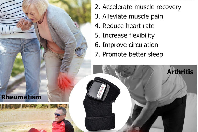 Electric Infrared Heating Knee Massager - Urban Mart