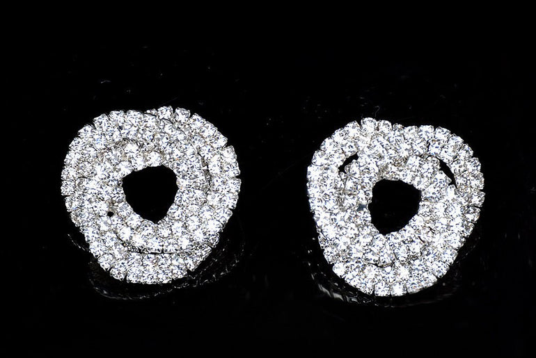 Full Diamond Round Studs - Urban Mart