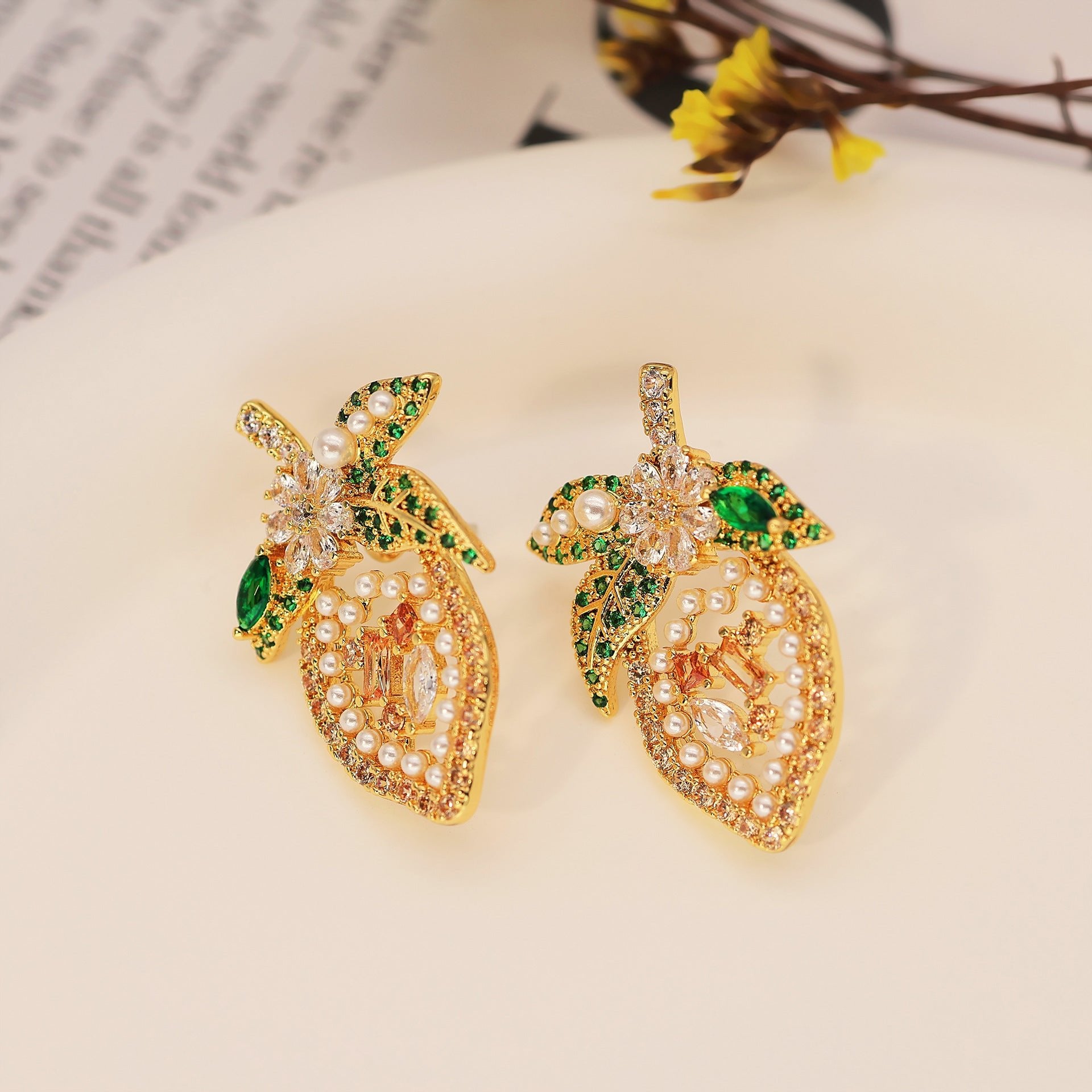 Heart Shaped Retro Gold Earrings For Women - Urban Mart