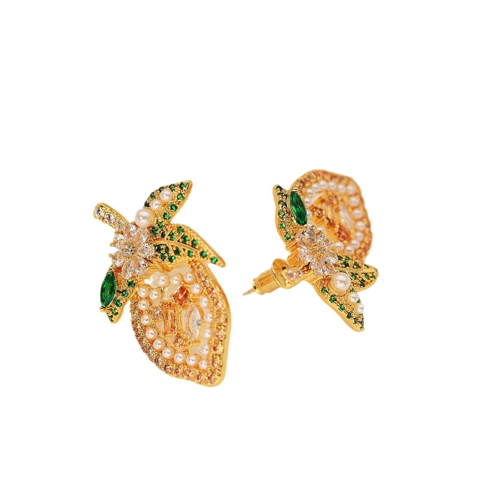 Heart Shaped Retro Gold Earrings For Women - Urban Mart