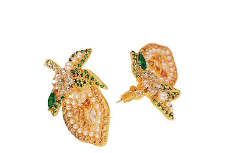 Heart Shaped Retro Gold Earrings For Women - Urban Mart