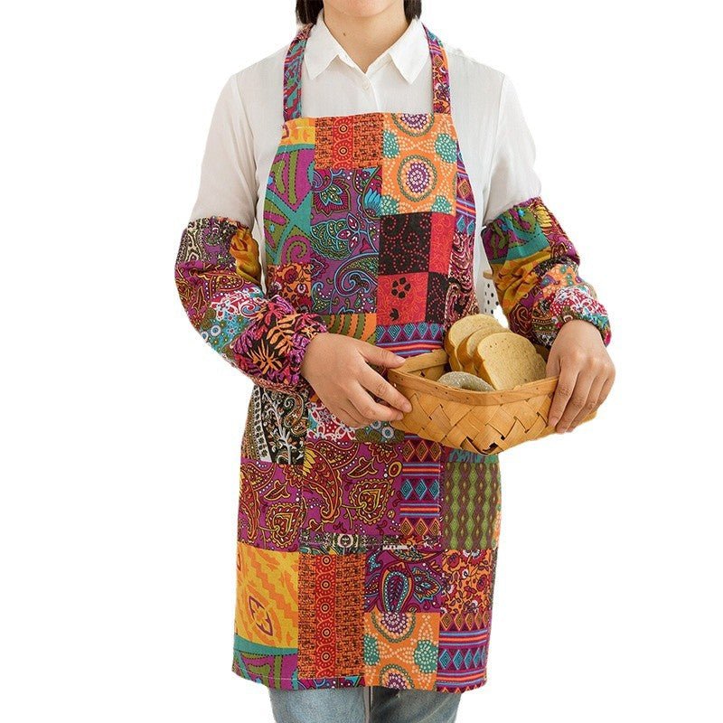 Household Fashion Personalized Polyester Kitchen Apron - Urban Mart