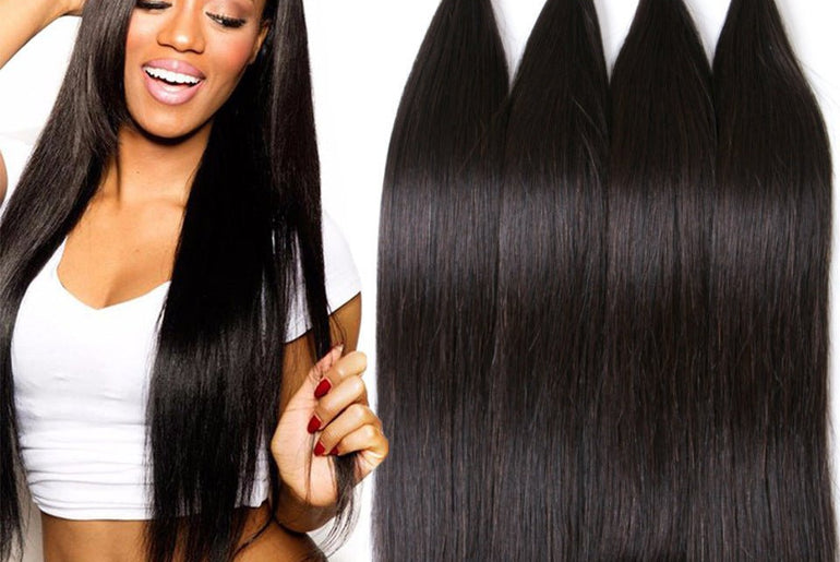 Human hair straight hair - Urban Mart