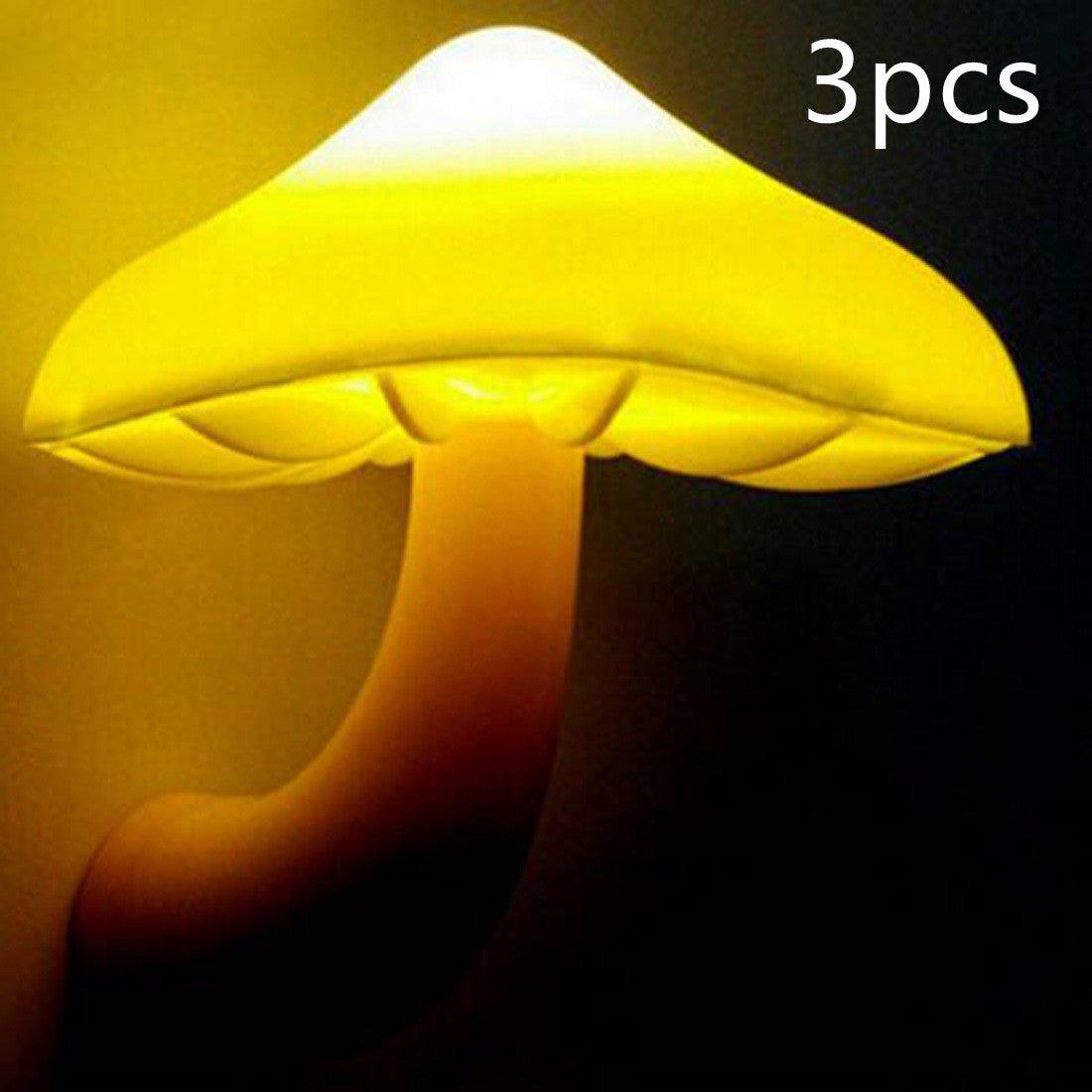 LED Night Light Mushroom Wall Socket Lamp - Urban Mart