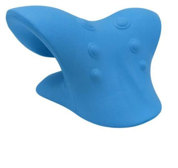 Cshaped pillow blue