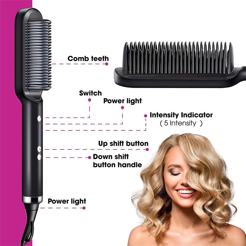 New 2 In 1 Hair Straightener - Urban Mart