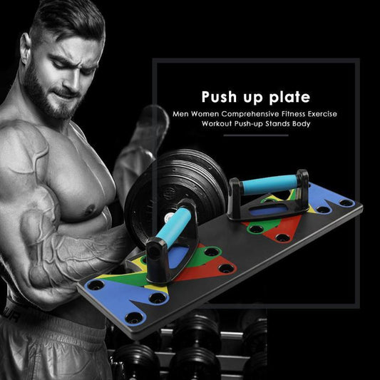 Nine - function Push - up Board Bracket for Indoor Gymmer - Urban Mart