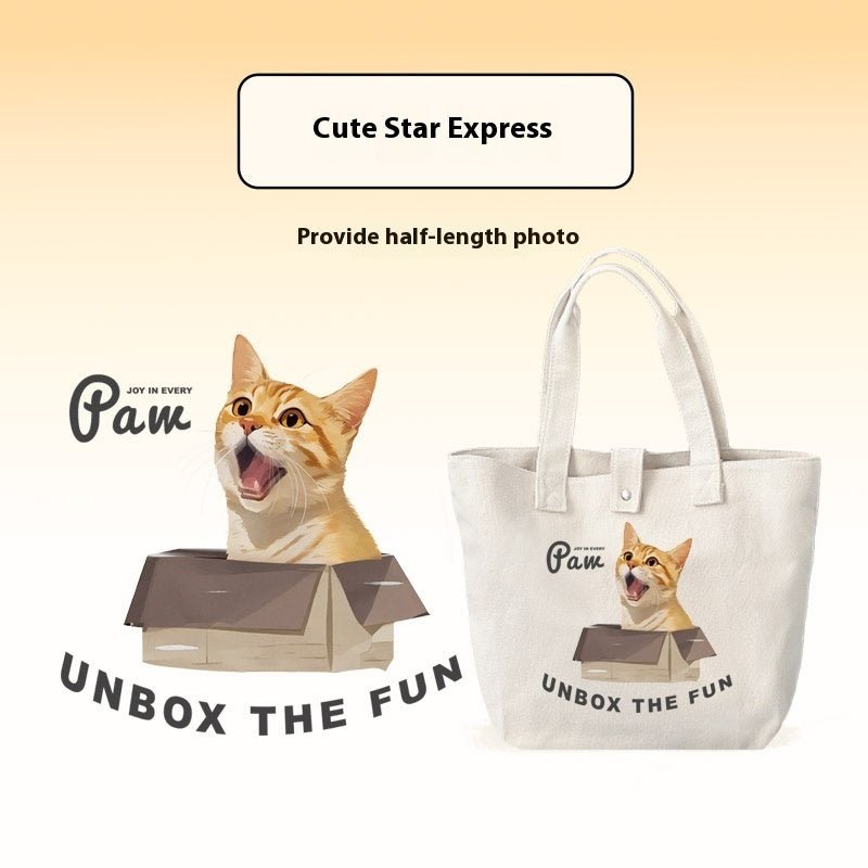 Pet Custom Canvas Bag Pure Cotton - Urban Mart