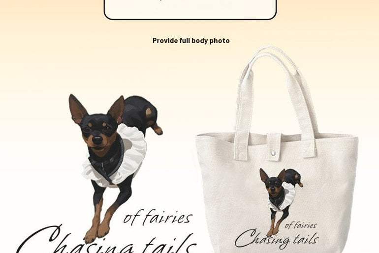 Pet Custom Canvas Bag Pure Cotton - Urban Mart