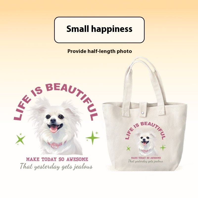 Pet Custom Canvas Bag Pure Cotton - Urban Mart