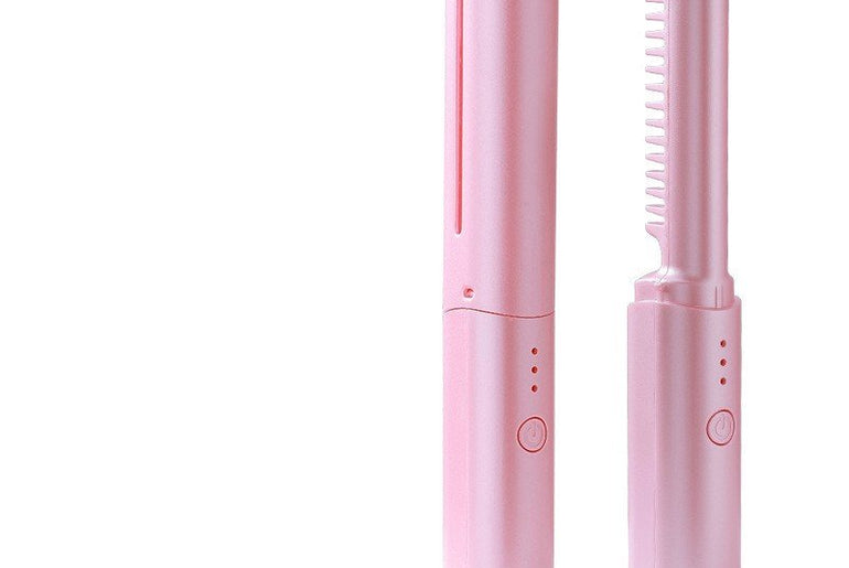 Professional Wireless Hair Straightener Curler Comb - Urban Mart