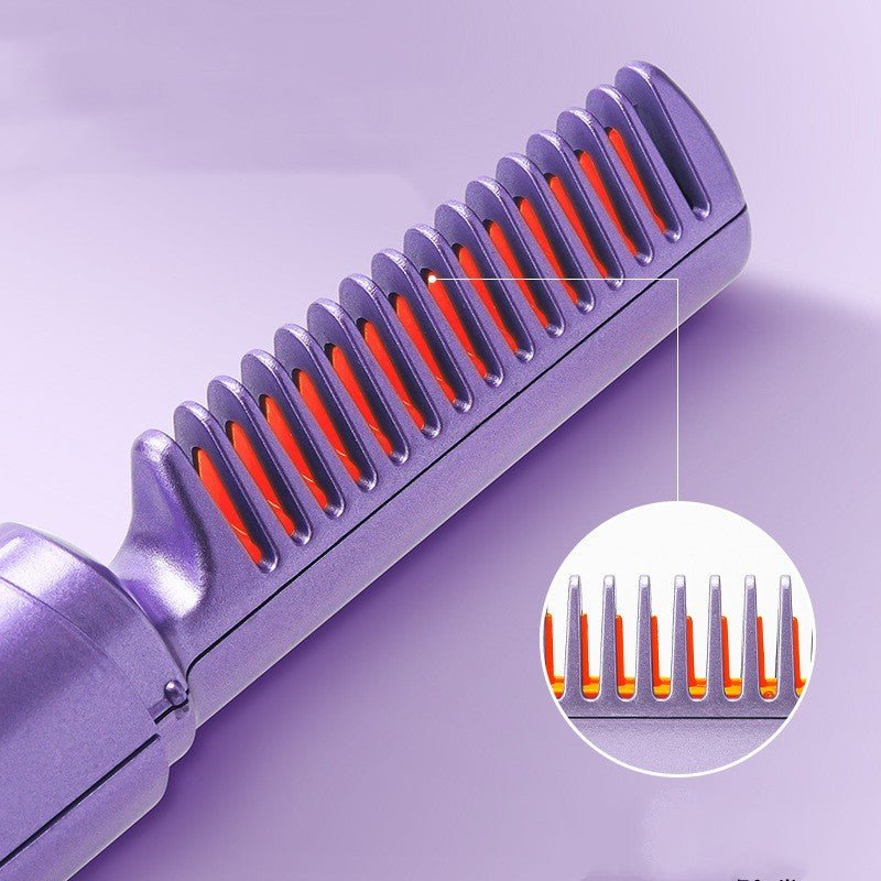 Professional Wireless Hair Straightener Curler Comb - Urban Mart