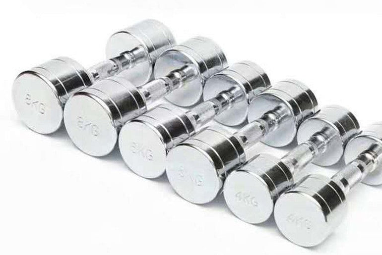 Pure Steel Home Fitness Electroplating Dumbbell Gym Equipment - Urban Mart