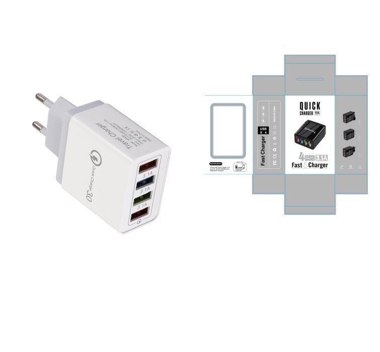 Quick Charge 3.0 4 Phone Adapter - Urban Mart