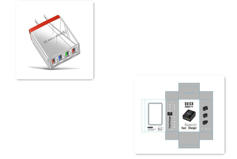 Quick Charge 3.0 4 Phone Adapter - Urban Mart