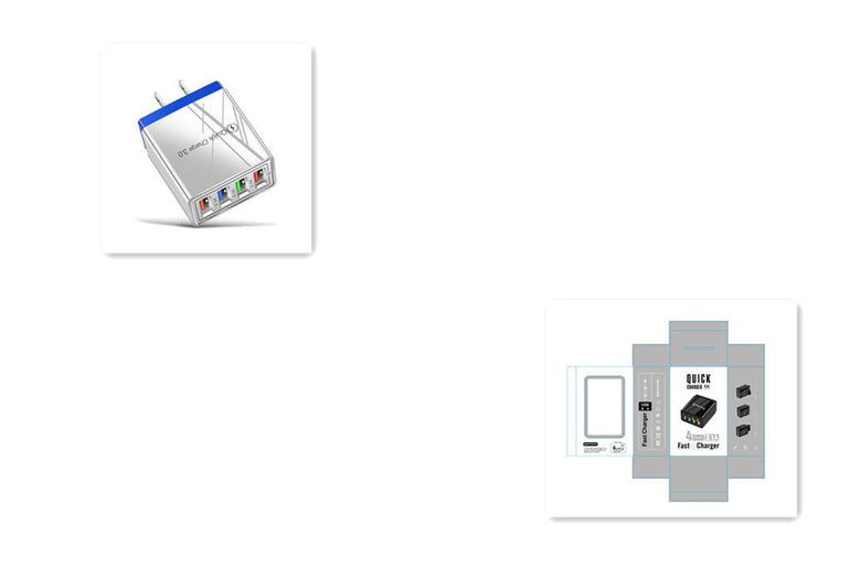 Quick Charge 3.0 4 Phone Adapter - Urban Mart