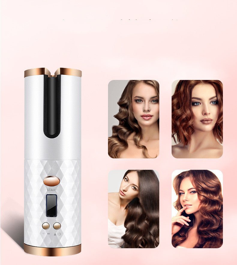 Rechargeable Automatic Hair Curler - Urban Mart