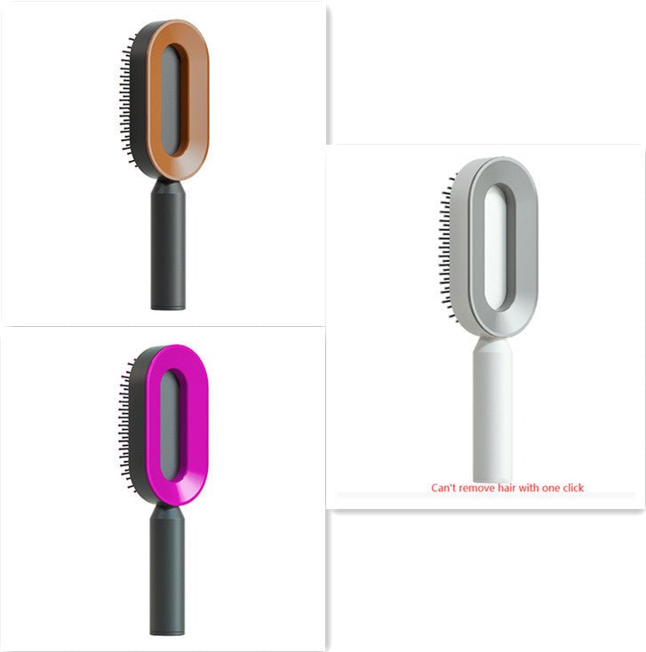 Self Cleaning Hair Brush For Women - Urban Mart