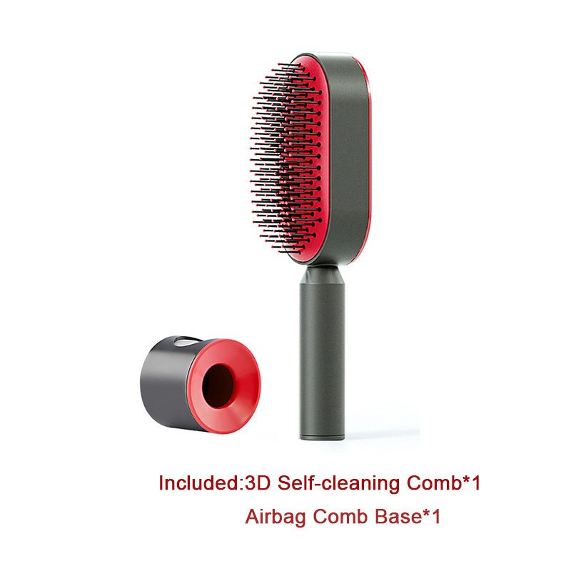 Self Cleaning Hair Brush For Women - Urban Mart