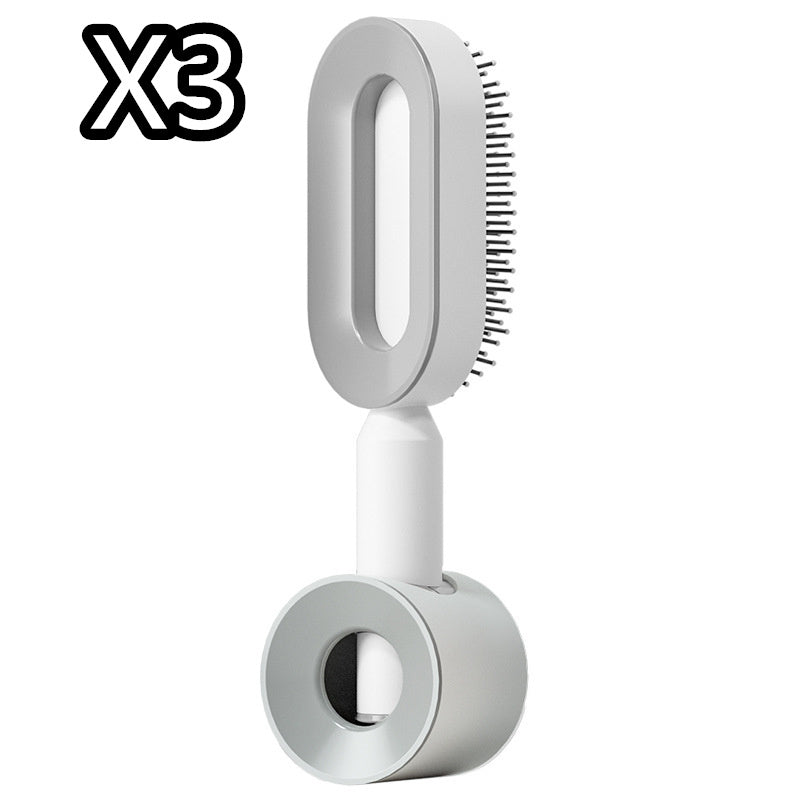 Self Cleaning Hair Brush For Women - Urban Mart