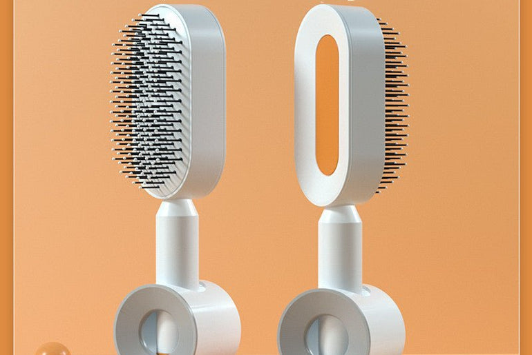 Self Cleaning Hair Brush For Women - Urban Mart