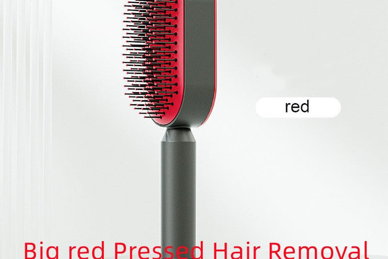 Self Cleaning Hair Brush For Women - Urban Mart