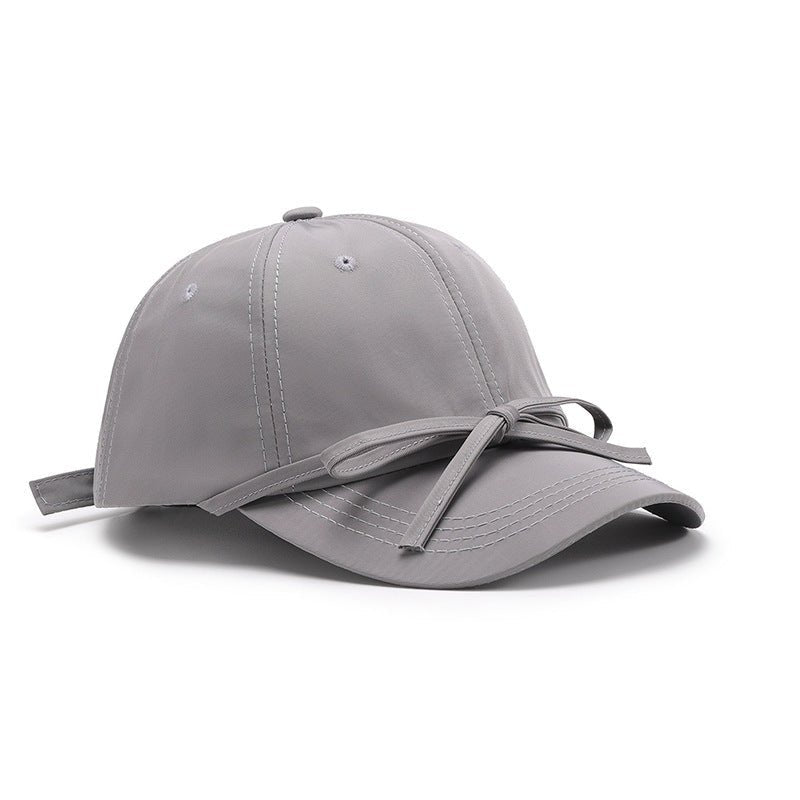 Spring And Autumn Bowknot Quick - drying Soft Top Women's Baseball Cap - Urban Mart