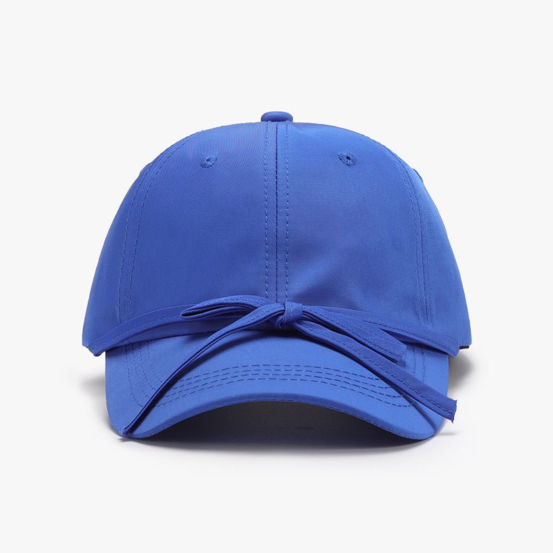 Spring And Autumn Bowknot Quick - drying Soft Top Women's Baseball Cap - Urban Mart