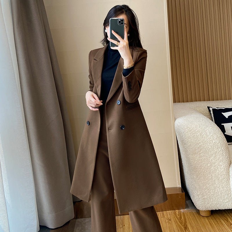 Women's Casual Double - breasted Elegant Trench Coat - Urban Mart