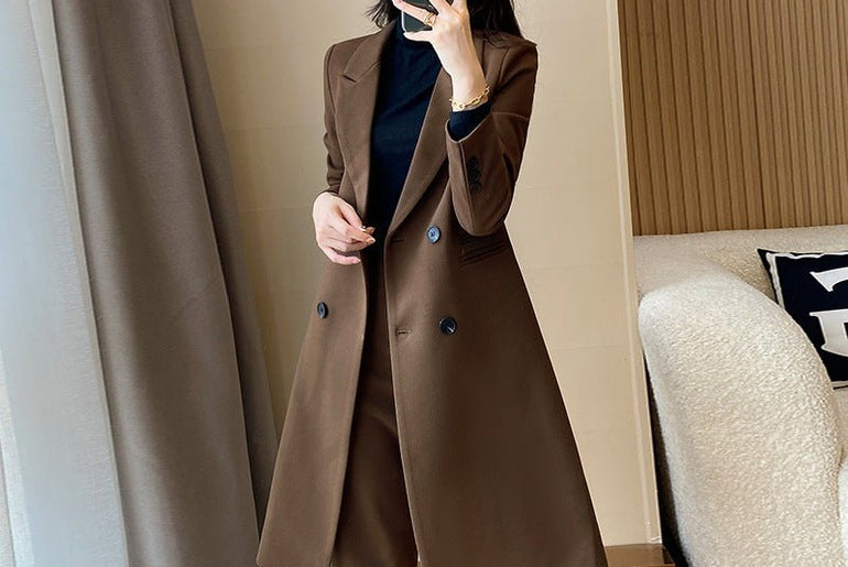 Women's Casual Double - breasted Elegant Trench Coat - Urban Mart