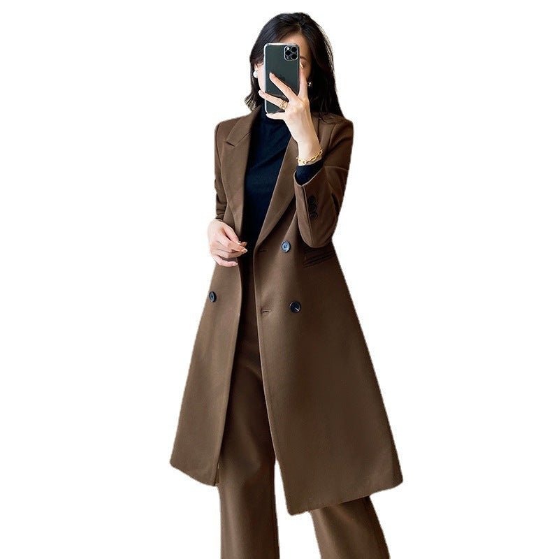 Women's Casual Double - breasted Elegant Trench Coat - Urban Mart